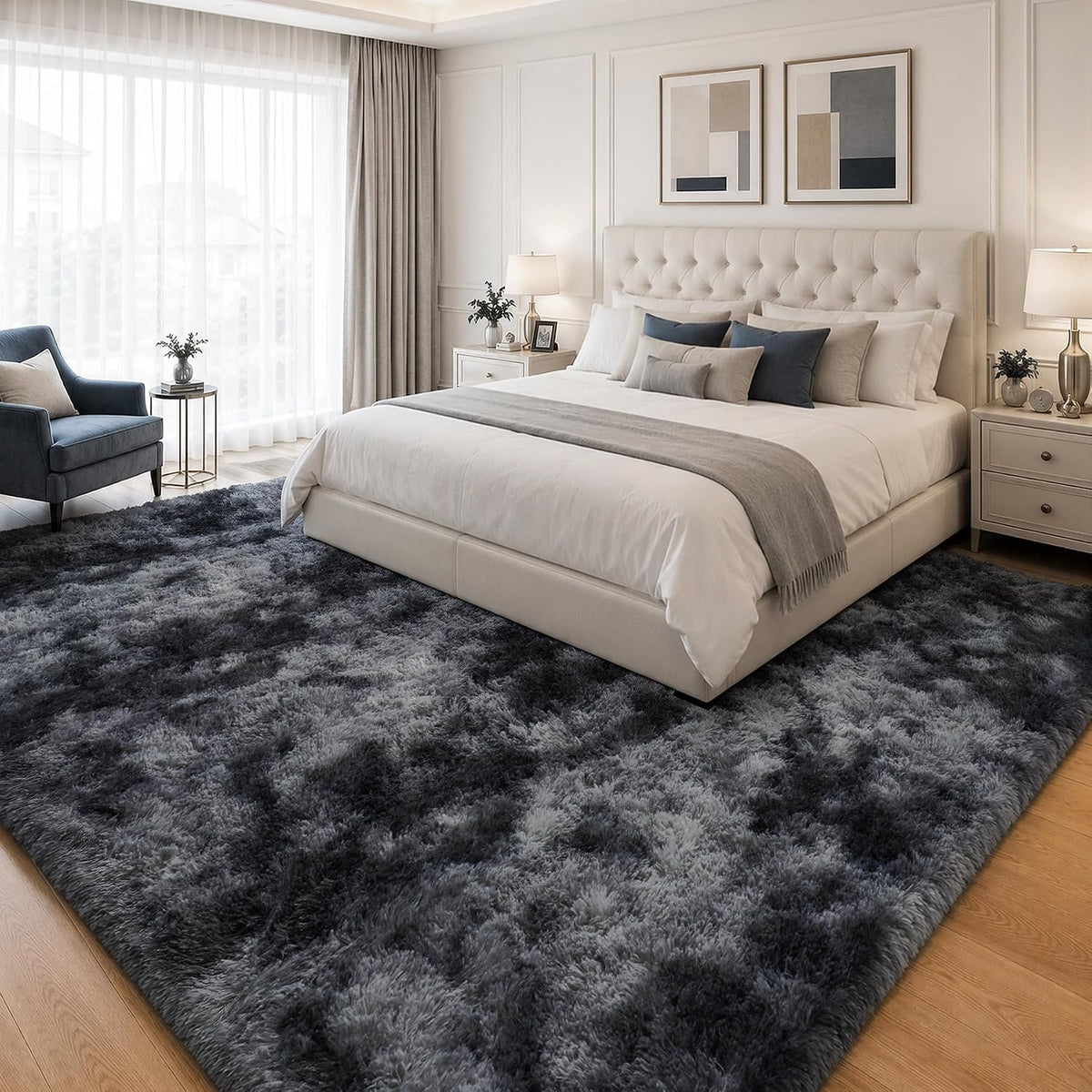 PLHXFRFluffy Shag Area Rug